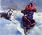 Woman & Dog